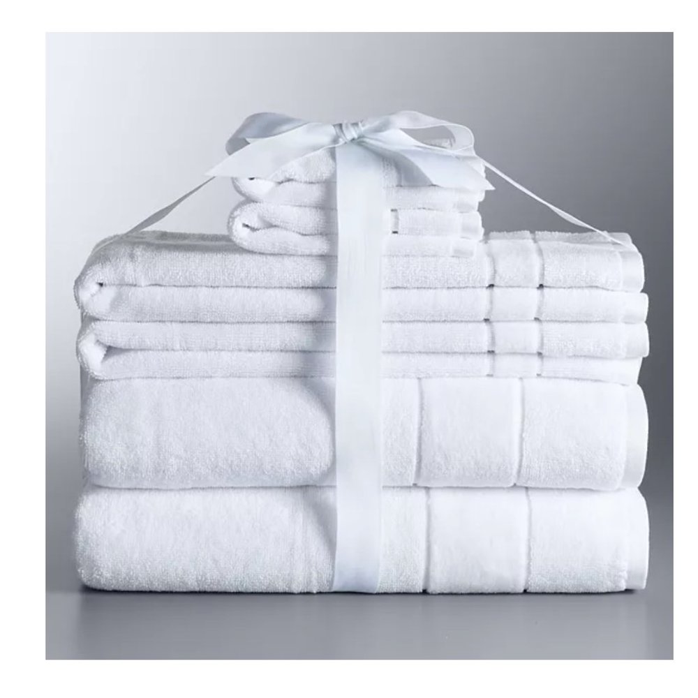 Simply Vera Vera Wang 6-piece‎ Cotton Bath Towels Towel Set